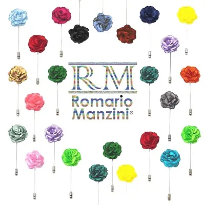 Romario Manzini® Men's Flower Lapel Pins • $10