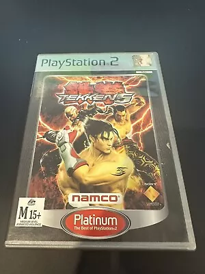 Tekken 5 (Platinum) - Sony PlayStation 2 PS2 PAL Complete With Manual • $15