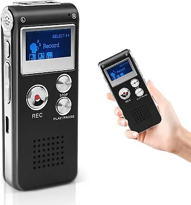 £26.77 • Buy 16GB Digital Voice Recorder(Dictaphone), Audio Tape Recorder, Mini Voice Activa