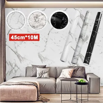 £0.99 • Buy 10m Self Adhesive Wallpaper Marble Sticker Vinyl Kitchen Furniture Fine Decor