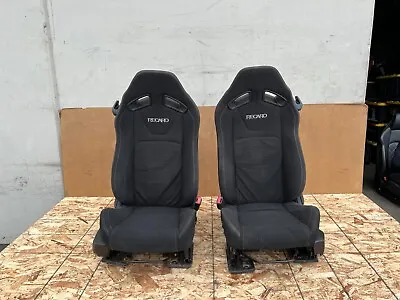 Ford Mustang Gt Coupe 2015-2023 Oem Front (l&r) Recaro Bucket Racing Seats (set) • $3284.22