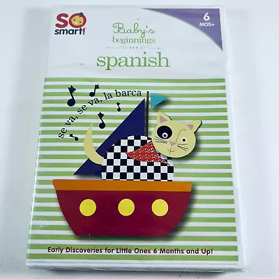 So Smart! Baby's Beginnings: Spanish (DVD 2009) Early Discoveries 6+ Months NEW • $19.88