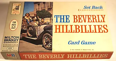 VINTAGE 1963 THE BEVERLY HILLBILLIES CARD GAME COMPLETE In ORIGINAL BOX MB #4332 • $24.95