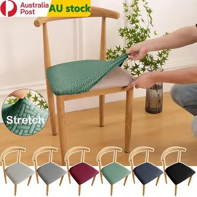 $21.79 • Buy Kitchen Dining Chair Seat Cover Stretch Cushion Slip Cover Protector Removable