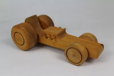 Vintage Wooden Toy Dragster Race Car • $9