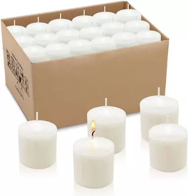 10 Hour White Votive Candles For Weddings Party Spa And Emergency Set Of 36  • $29.07