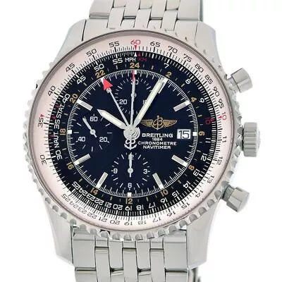 Breitling Navitimer World A24322 Chronograph GMT TO128338 • $4684