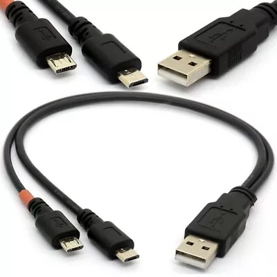 Micro USB Cable Y Splitter USB 2.0 A To Dual Micro B Power Enhancer Hub Adapt... • $16.65