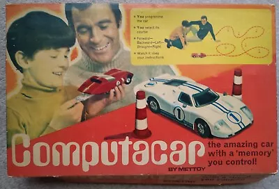 COMPUTACAR BY METTOY Vintage Toy Great Condition Boxed • £20