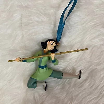 Disney Store Christmas Ornament 2013 MULAN Warrior Sketchbook RARE • $98