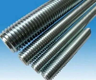 1-1/4-12 X 3' UNF A307 Grade A All Thread Rods 1 Stick Zinc Platted • $69.41