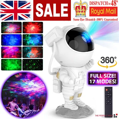 Astronaut Projector Galaxy Starry Sky Night Light Ocean Star LED Lamp Remote UK • £14.89