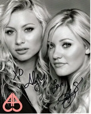 ALY & AJ MICHALKA Signed 8x10 Photo W/ Hologram COA • $180