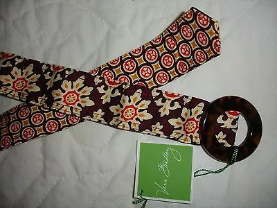 Vera Bradley Reversible Sash Belt NWT Brown Gold Yellow Orange Medallion • $8