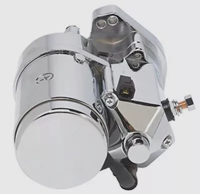 $245.99 • Buy Ultima Chrome 2.4kw Side Post Thunderfire Starter For 1989-2006 Harley Big Twin