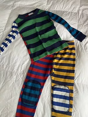 Boys /Girls Hanna Andersson Striped Pajamas 90 Cm 3T • $25