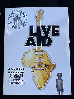 £34 • Buy Live Aid (DVD, 1985, 4-Disc Set, Box Set) Bob Dylan, Bowie, Queen