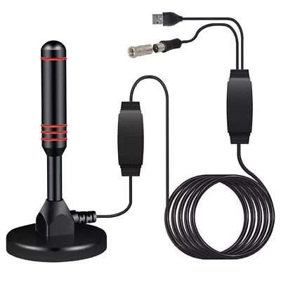 Best Portable HGV Caravan TV DVB T Magnetic Amplified Aerial Digital Freeview UK • £8.54