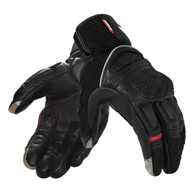 Motorcycle Gloves Leather Full Finger Glove Touch Screen Motorbike Riding Gloves • $24.99