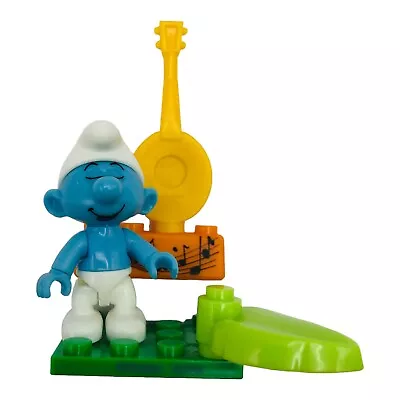 MEGA BLOKS 10757 The Smurfs - HARMONY Smurf Blind Bag Mystery Bag - Opened NEW • $10