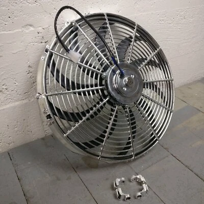 $104.43 • Buy 2005 Chevrolet T7500 16 Inch Chrome Radiator Fan Cooling Gpi 3000cfm