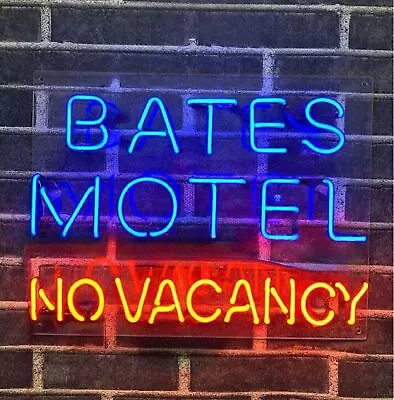 17 X14  Bates Motel No Vacancy Flex LED Neon Sign Light Lamp Bar Gift Wall Decor • $118.99