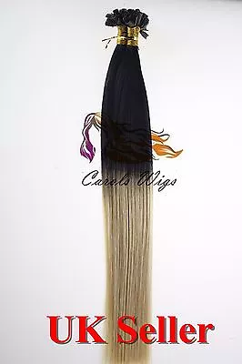 16  1g 8A* Russian Remy Double Drawn Italian Keratin Nail-Tip Hair Extensions UK • £60