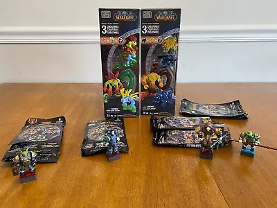 Mega Bloks World Of Warcraft Creature Pack 1 And 3 W/ Series 1 Blind Pack  Lot • $50