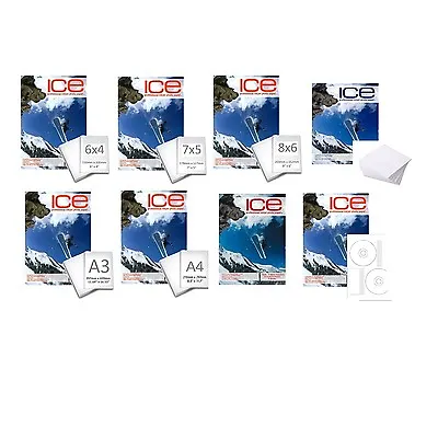 £7.27 • Buy Ice Professional Inkjet Photo Paper - All Sizes And Finishes  - Choose Type