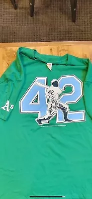 Oakland A’s Athletics SGA Jackie Robinson Day Shirt NEW XL #42 Dodgers 4/15/2024 • $28.98