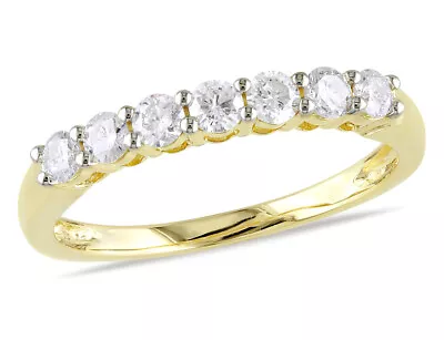 1/2 Carat (ctw) Diamond Wedding Band Ring In 10K Yellow Gold • $649