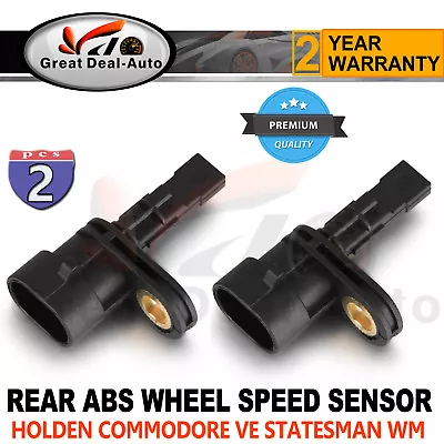 Rear ABS Wheel Speed Sensor For Holden VE Commodore WM Statesman Sedan Ute 2PCS • $25.50