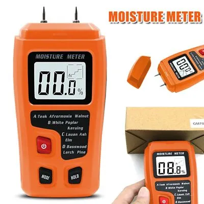 Industry Caravan Tester Damp Meter Moisture Detector Digital LCD Wood Humidity • £11.64