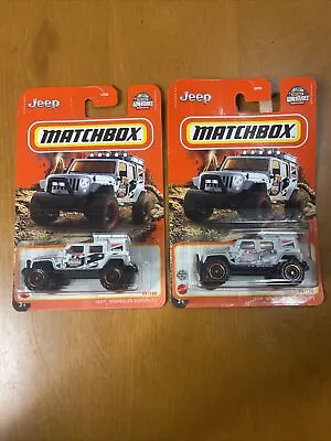 MATCHBOX JEEP WRANGLER SUPERLIFT (lot Of 2) • $12