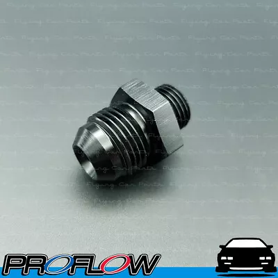 PROFLOW Male Straight Fitting AN -8 (AN8) To AN -6 (AN6) ORB O-Ring Port Black • $11.15