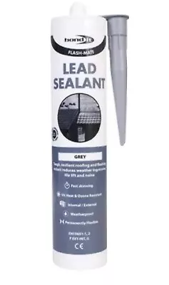 Grey Flash Mate Lead Silicone Sealant Roofing Flashing Leaks Repair Sheet • £5.30