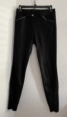 $19.50 • Buy HR Farm Women's 2ize 26 Full Seat Silicone Grip Breeches Horse Riding Jodhpurs