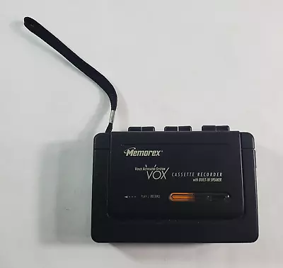 Memorex VOX Voice Activated System Cassette Recorder MB1055 Black • $13.95