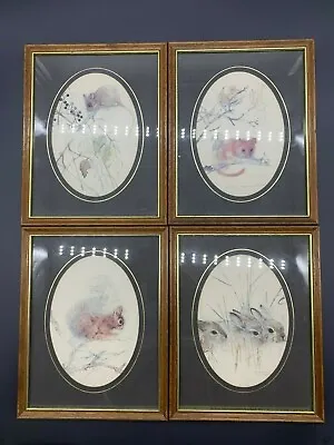 Danish Artist Mads Stage Wildlife Art Prints ~ A Set Of Four - Two Signed • $40.19