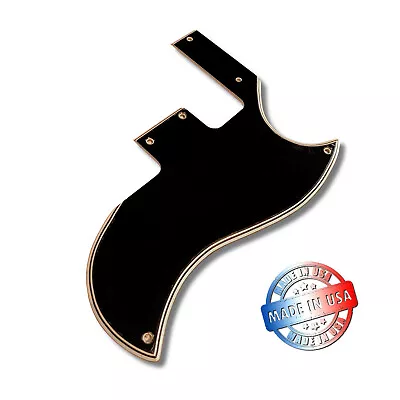 5 Ply Black/Cream WIDE BEVEL Pickguard For Epiphone SG Special P-90 Made In USA • $37.95