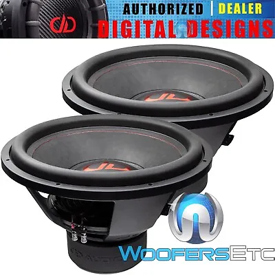 (2) DD AUDIO 718d-D4 18  SUBS 3600W DUAL 4-OHM CAR SUBWOOFERS BASS SPEAKERS NEW • $1198