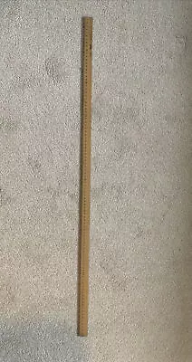$25.07 • Buy Vintage Rabone Chesterman No A4008 Wooden Rule Metric 1m