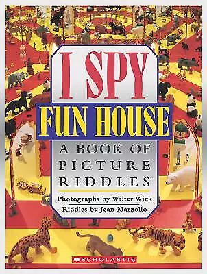 I Spy Fun House:  A Book Of Picture Riddles By Jean Marzollo Walter Wick (Phot • $4.49