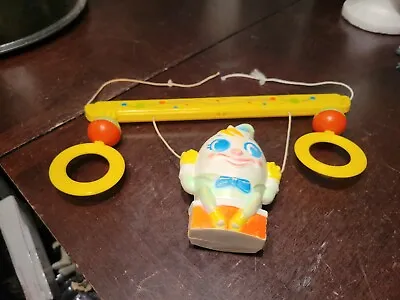 Vintage 1970 Humpty Dumpty Baby Mobile Crib Toy • $11.55