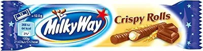 Milky Way Crispy Rolls Chocolate Bar Full Box Of 24 Bars Next Day Delivery • £23.99