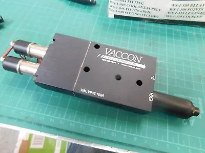 Bimba Vaccon VP35-100H Vacuum Pump 28″Hg Solenoid Vacuum & Blow-Off • $350