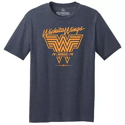 Wichita Wings 1979 Logo MISL Soccer TRI-BLEND Tee Shirt • $22