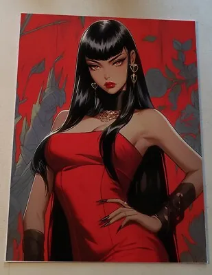 Vampirella CG Color Illustration Print Sign 8.5x11 - No. -R-1 • $15