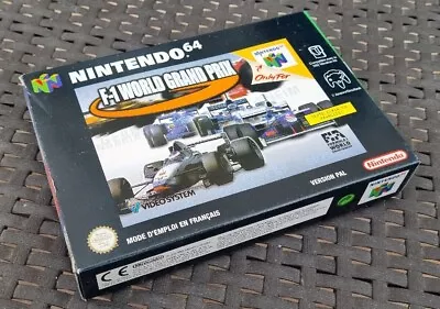 F1 World Grand Prix Nintendo 64 French Pal Boxed New Not Sealed N64 • £15.96