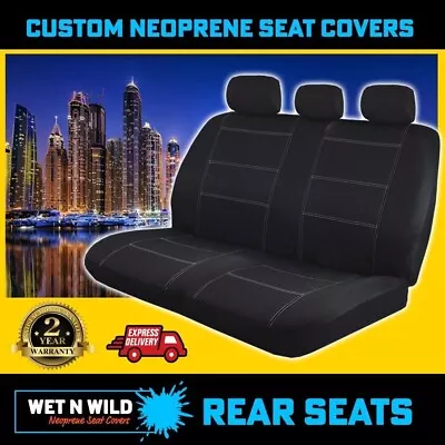 $119.95 • Buy WET N WILD Neoprene Seat Covers Rear For Mitsubishi Triton MQ MR GLX GLS 15-On